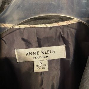 Anne Klein suit gray